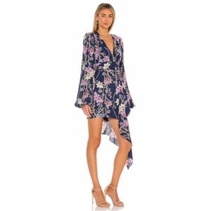 NEW Revolve Katie May Sleepless Nights Dress Navy Lily Small
